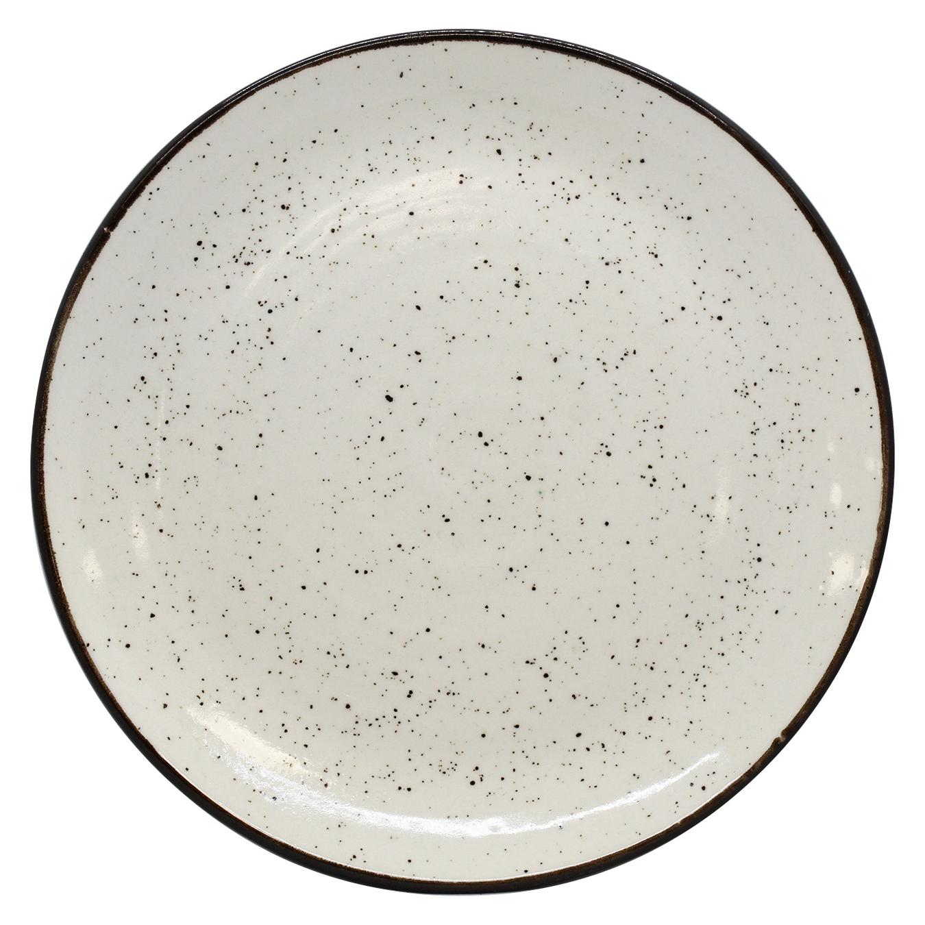 

Тарелка Manna Ceramics керамическая бежевая 26см