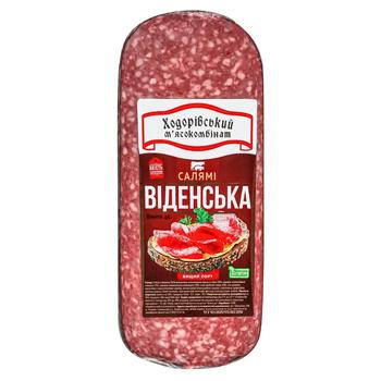 Колбаса Ходоровский МК Салями Венская полукопченая в/с - купить, цены на NOVUS - фото 1