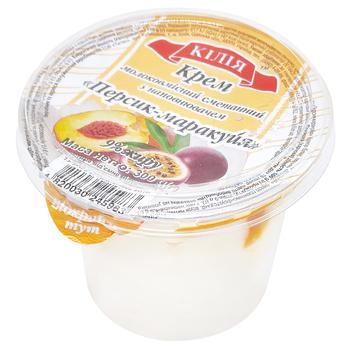 Kilia Sour Cream with Peach-Passion Fruit 300g - buy, prices for Tavria V - photo 1