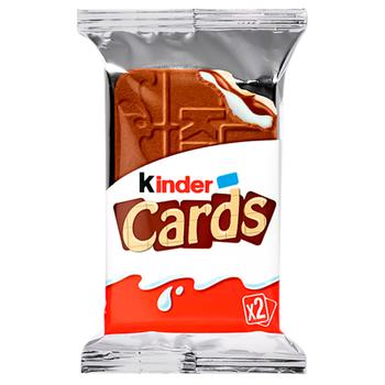 Печиво Kinder Cards 25,6г - купити, ціни на - фото 1