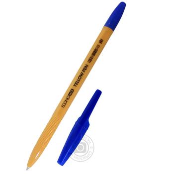 Ручка кулькова Yellow Pen 10 чорна купить, цены на МегаМаркет - фото 1