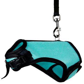 Шлея для морской свинки Trixie Soft нейлоновая с поводком 1,2м 18-25см цвет в ассортименте - купить, цены на MasterZoo - фото 2