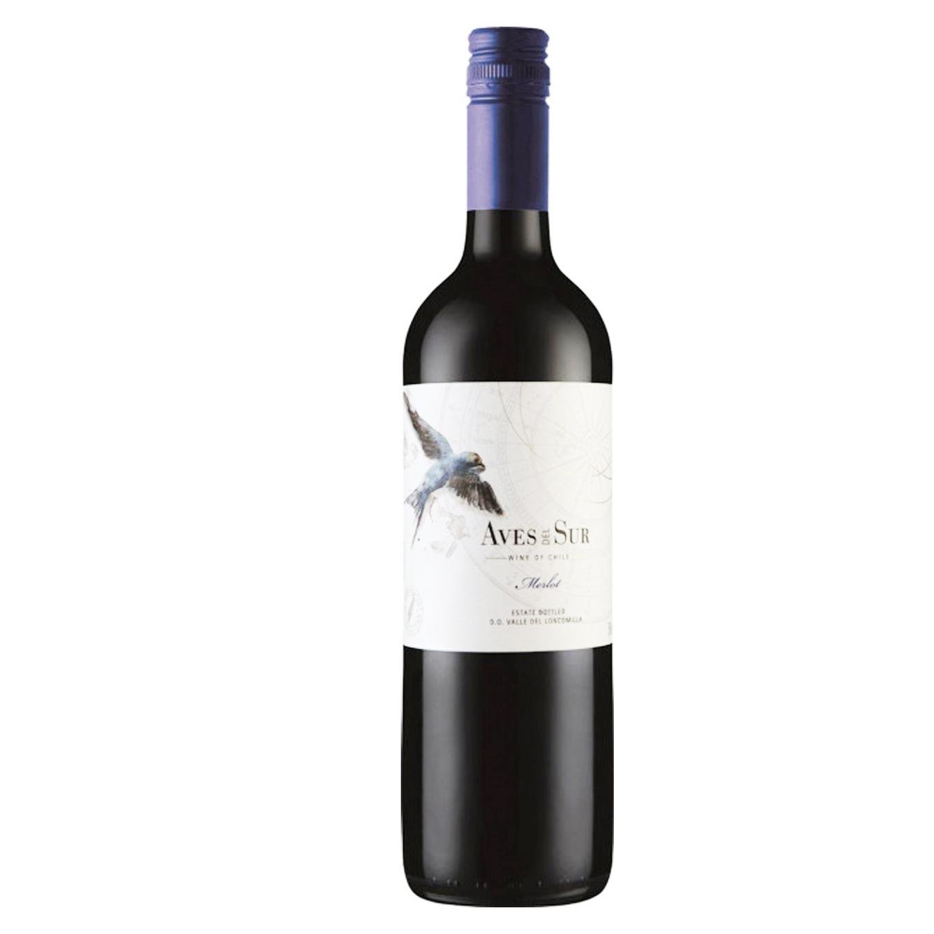 

Вино Carta Vieja Aves Del Sur Merlot красное сухое 12,5% 0,75л