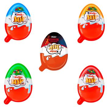 Яйце шоколадне Kinder Joy 20г в асортименті (серію вказуйте в коментарі до замовлення)