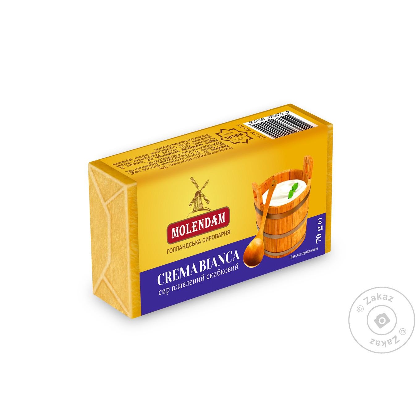 

Сыр плавленый Molendam Crema Bianca 45% 70г