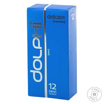 Dolphi Delicate Condoms 12pcs - buy, prices for NOVUS - photo 1