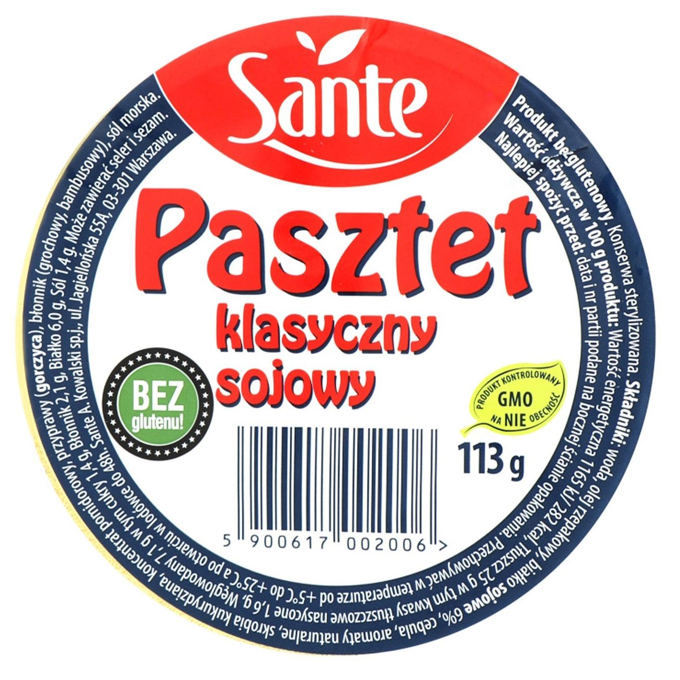 

Паштет Sante соевый классический 113г