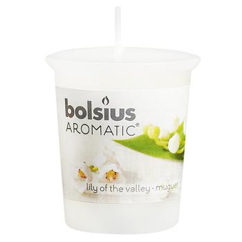 Bolsius Lily of the Valley Round Aromatic Candle 53/45 - buy, prices for - photo 1
