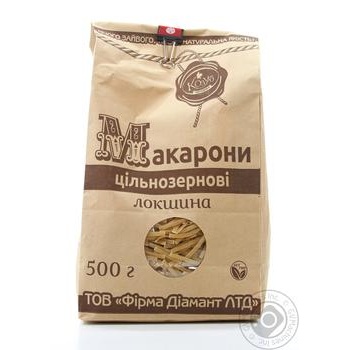 Макарони локшина Козуб продукт цільнозернові 500г купити, ціни на МегаМаркет - фото 2