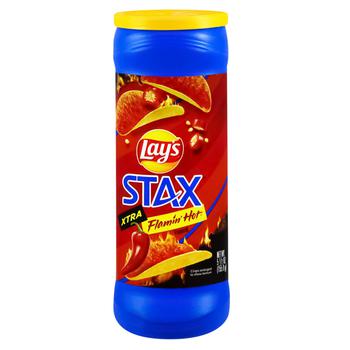 Lay's Stax Hot Schili Chips 155g - buy, prices for NOVUS - photo 1