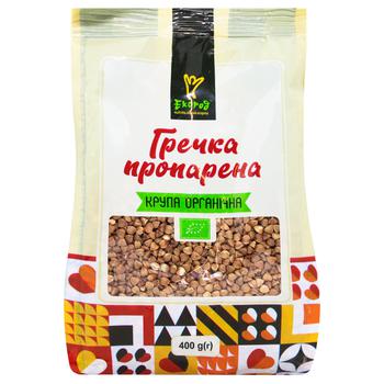 Крупа гречка Екород пропаренная органическая 400г - купить, цены на Auchan - фото 2