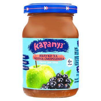 Karapuz Apple Black Currant Puree 170g - buy, prices for Tavria V - photo 1