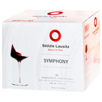 Stolzle Bordeaux Symphony Set of Wine Glasses 6pcs*645ml - buy, prices for WINETIME - photo 1