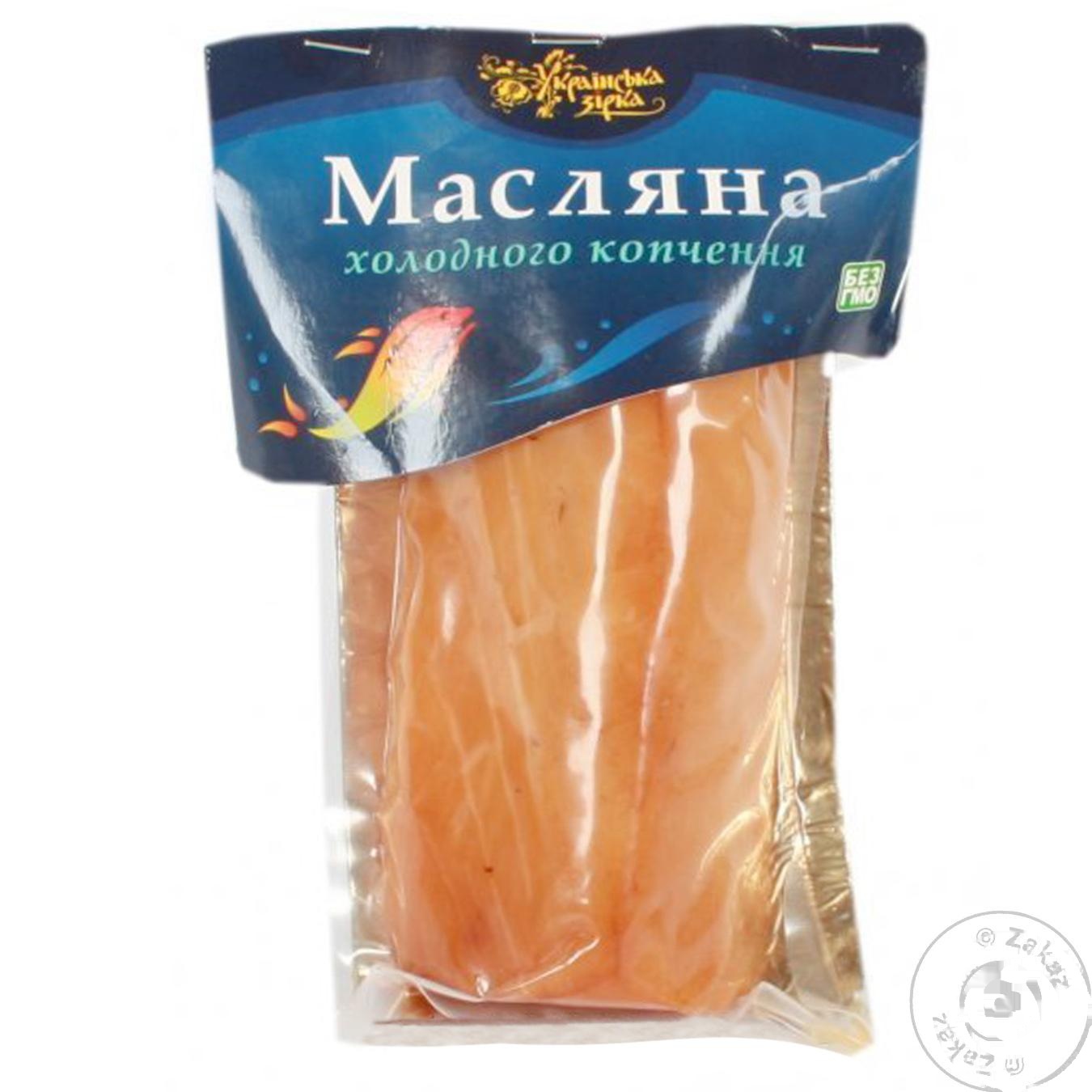 

Риба Масляна шматок х/к в/у ваг. Українська Зірка