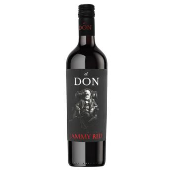 Вино El Don Jammy красное полусухое 12,5% 0,75л