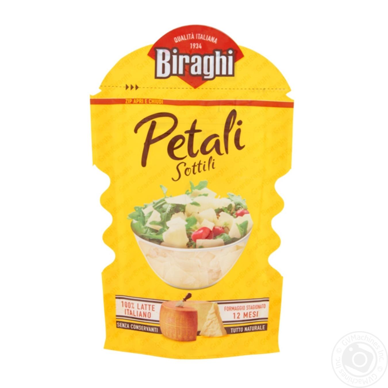

Сыр Gran Biraghi Petali 12-14 месяцев созревания нарезка 32% 80г