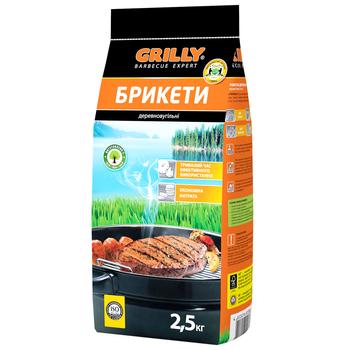 Брикет деревне вугілля 2,5кг - купити, ціни на METRO - фото 1