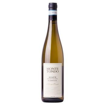 Вино Montetondo Soave Classico DOC белое полусухое 12,5% 0,375л