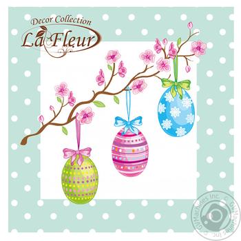 Серветки La Fleur 33*33см 20шт Art.L251404 х30 купити, ціни на МегаМаркет - фото 1