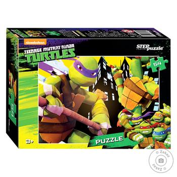 Step Puzzle Puzzles Ninja Turtles 54 items in stock - buy, prices for MegaMarket - photo 1