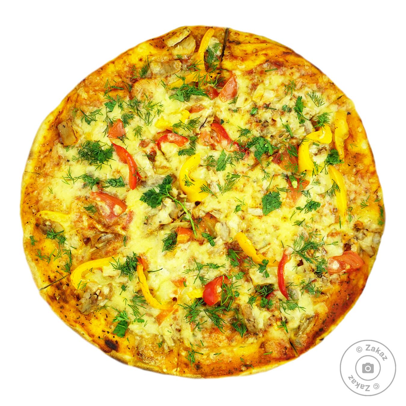 

Пицца с мясом и болгарским перцем 500г