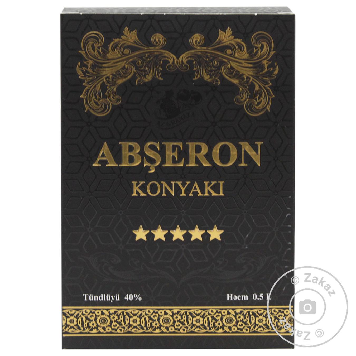 

Коньяк Abseron 5* 40% 0,5л