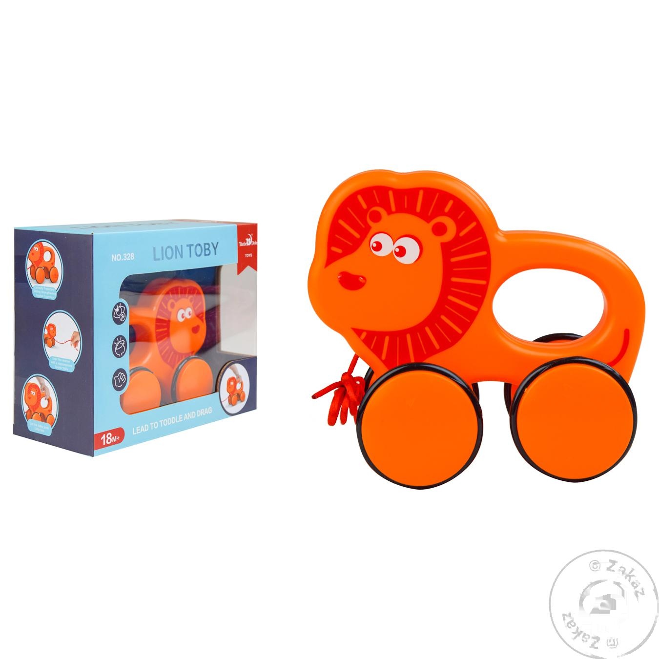 

Игрушка каталка лев