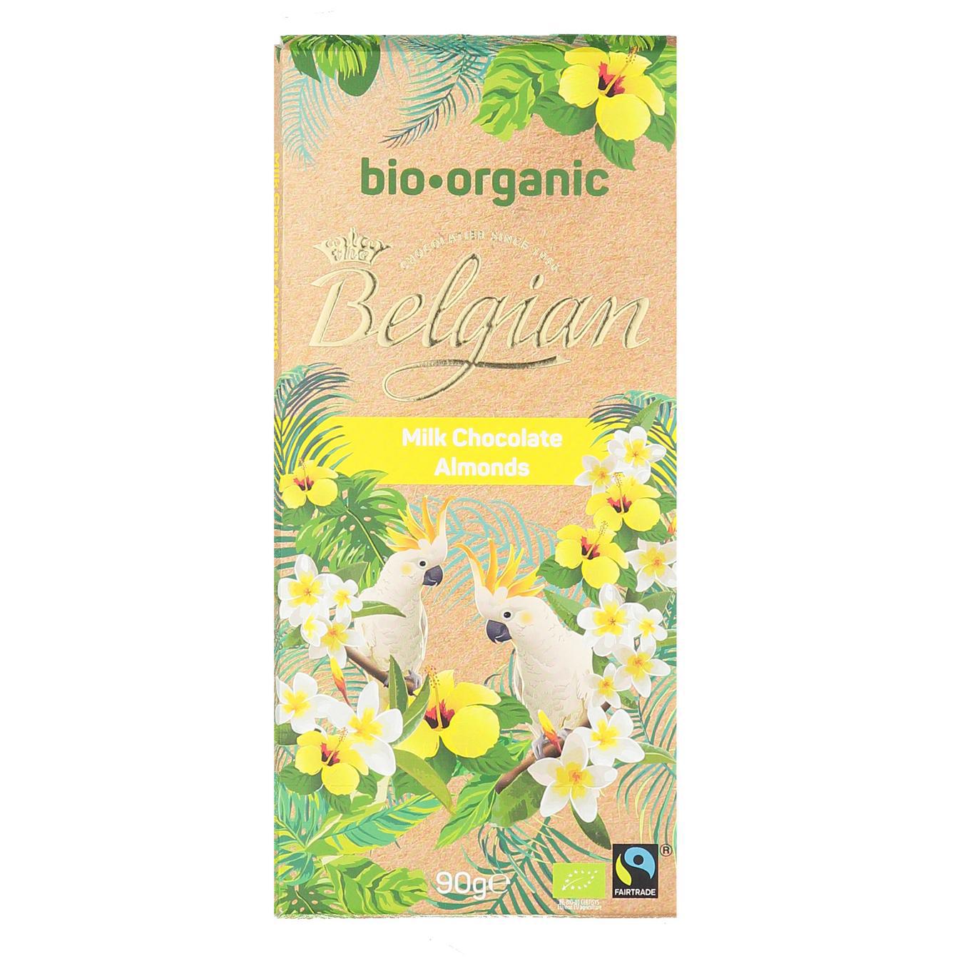 

Шоколад Belgian молочный с миндалем 90г