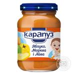 Fruit puree Karapuz apples carrots and qiunce for 4+ month babies 200g