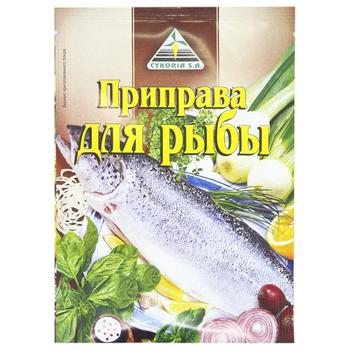 Приправа Cykoria Sa для рыбы 40г - купить, цены на МегаМаркет - фото 1