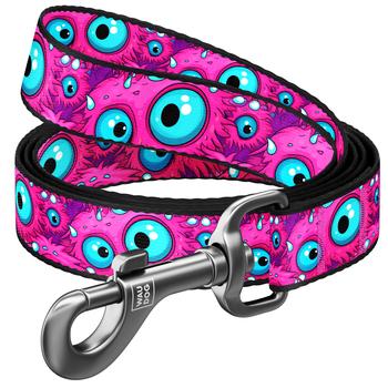 Waudog Nylon Dog Leash M 200cm/20mm with Design of Eye of The Monster