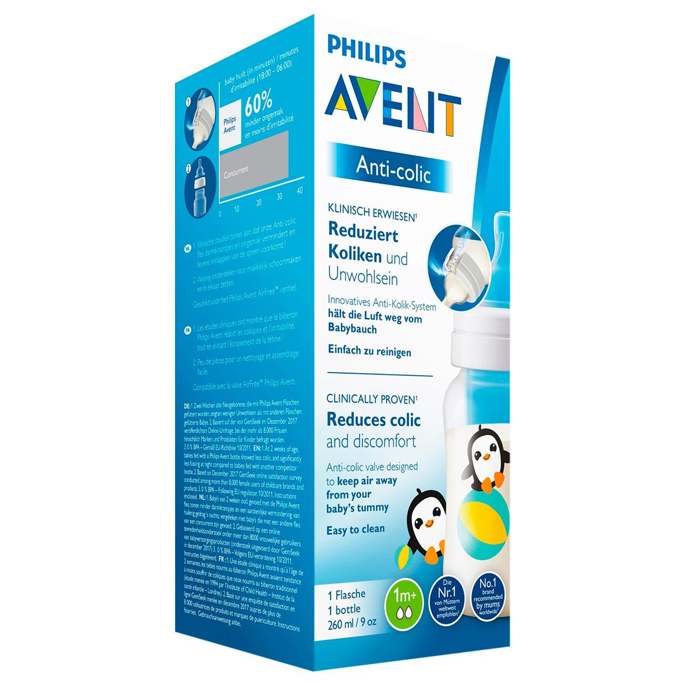 

Пляшечка AVENT Anti-Colic 1шт 260мл арт. SCF821_13 х12