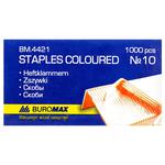 BuroMax №10 Colored Staples 1000 pcs