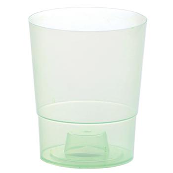 Prosperplast Coubi Flower Pot 12.5cm Transparent Green - buy, prices for - photo 1