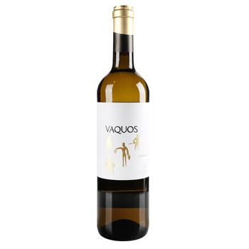 Вино Vaquos Verdejo белое сухое 12,5% 0,75л - купить, цены на NOVUS - фото 1
