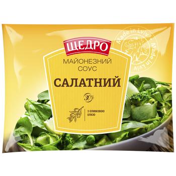 Майонезний соус Щедро Салатний 30% 190г - купити, ціни на Auchan - фото 1