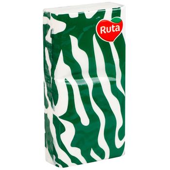 Хустинки паперові Ruta тришарові 10шт - купити, ціни на Auchan - фото 2