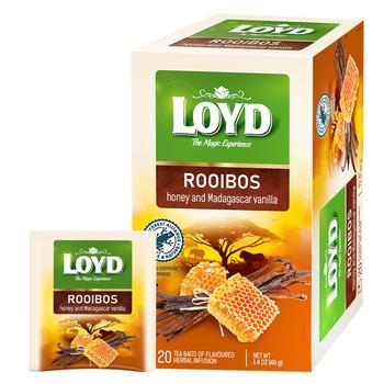 Loyd Rooibos Herbal Tea with Honey and Madagascar Vanilla 2g*20pcs - buy, prices for NOVUS - photo 2