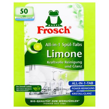 Frosch Lime Dishwasher Tablets 50pcs - buy, prices for METRO - photo 3