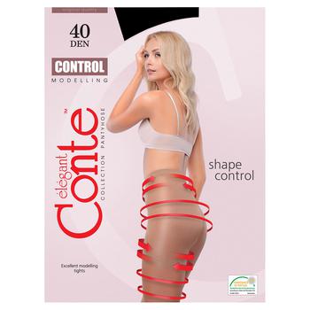 Колготы Conte Control 40 ден черные женские р.3 - купить, цены на МегаМаркет - фото 1