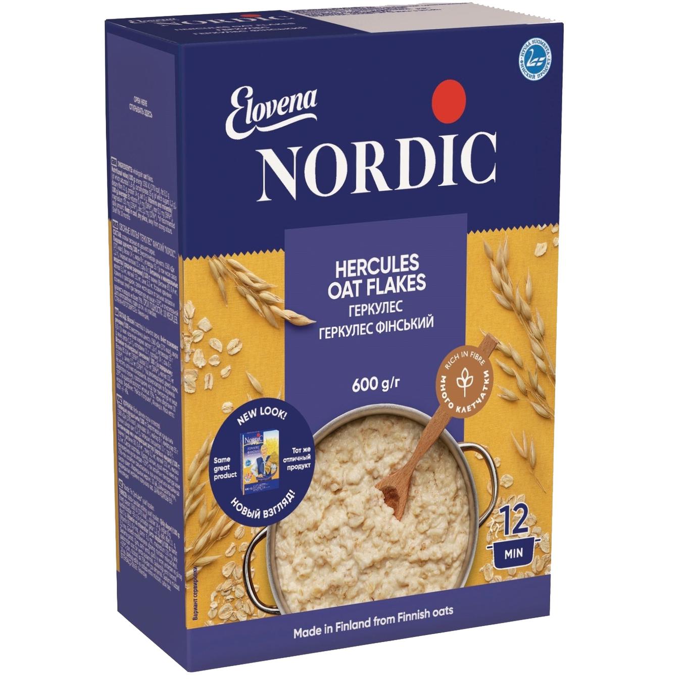 

Хлопья овсяные Nordic Геркулес финский 600г