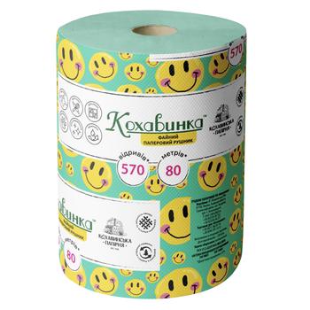 Paper towel Kokhavynka 570 tear-offs 80m - buy, prices for Torba - photo 1