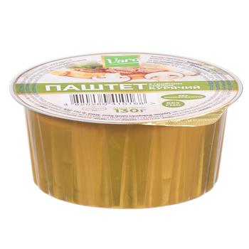 Паштет Varo куриный с грибным вкусом 130г - купить, цены на Торба - фото 1