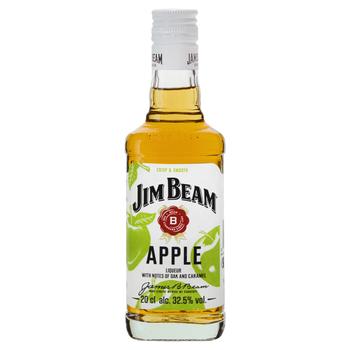Лікер Jim Beam Apple 32,5% 200мл - купити, ціни на NOVUS - фото 1