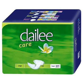 Подгузники Dailee Care Super Large для взрослых дышащие 30шт