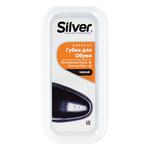 Silver Black Gloss-Sponge for Shoes