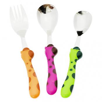 Fissman Giraffe Cutlery Set for Babies 3 items