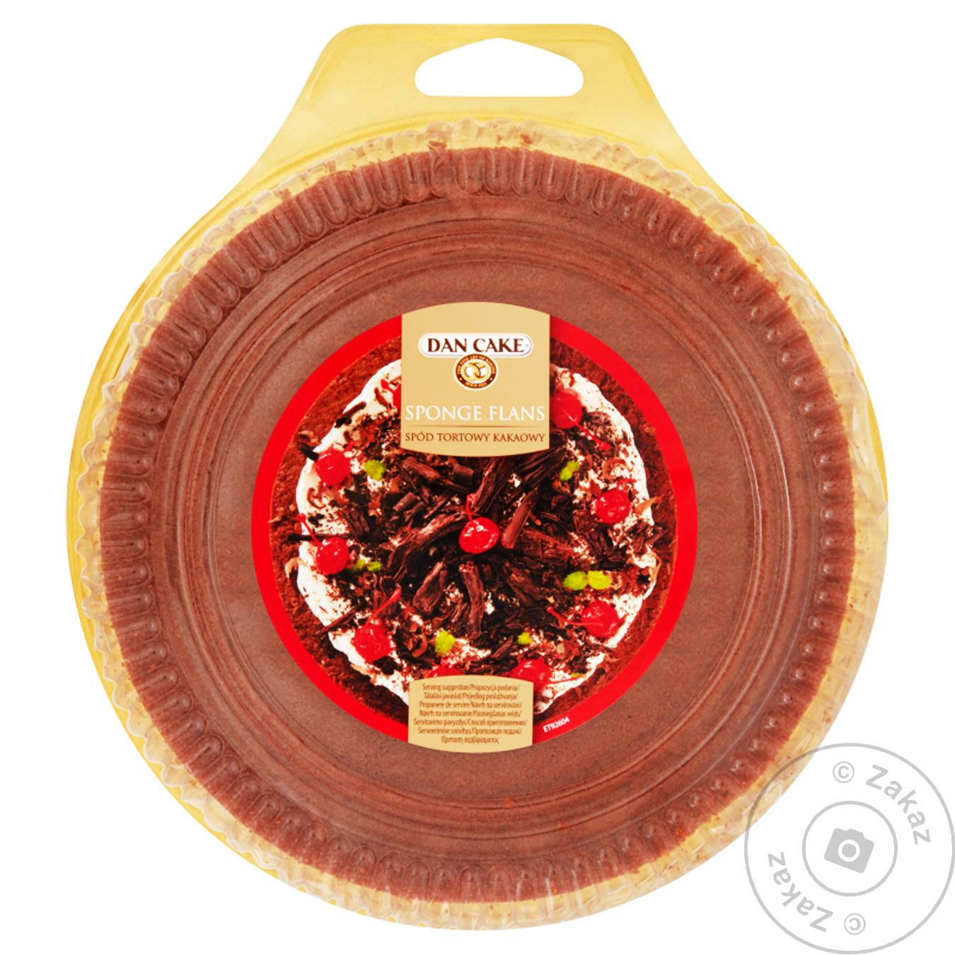 

Корж для торта Dan Cake шоколадный 400г