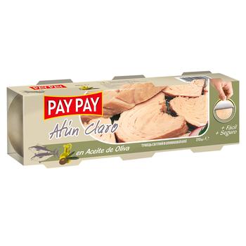 Pay Pay Light Tuna in Olive Oil 3х70g