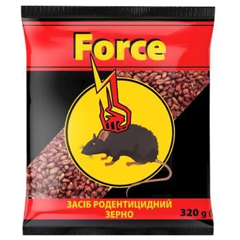 Средство от крыс и мышей Force родентицидный зерно 320г - купить, цены на Идеал - фото 1